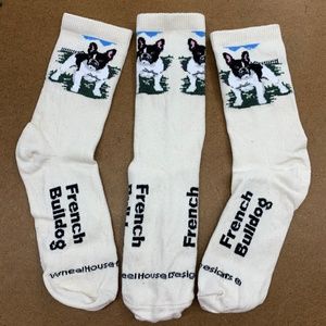 French Bulldog Socks - 12 Pairs